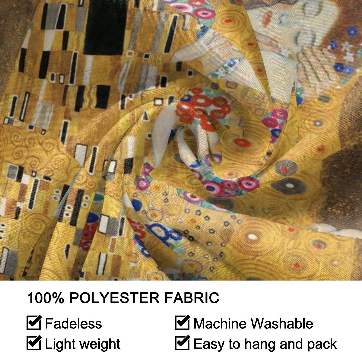 Amazon.co.jp: Vensaths グスタフ・クリムト『接吻』 タペストリー