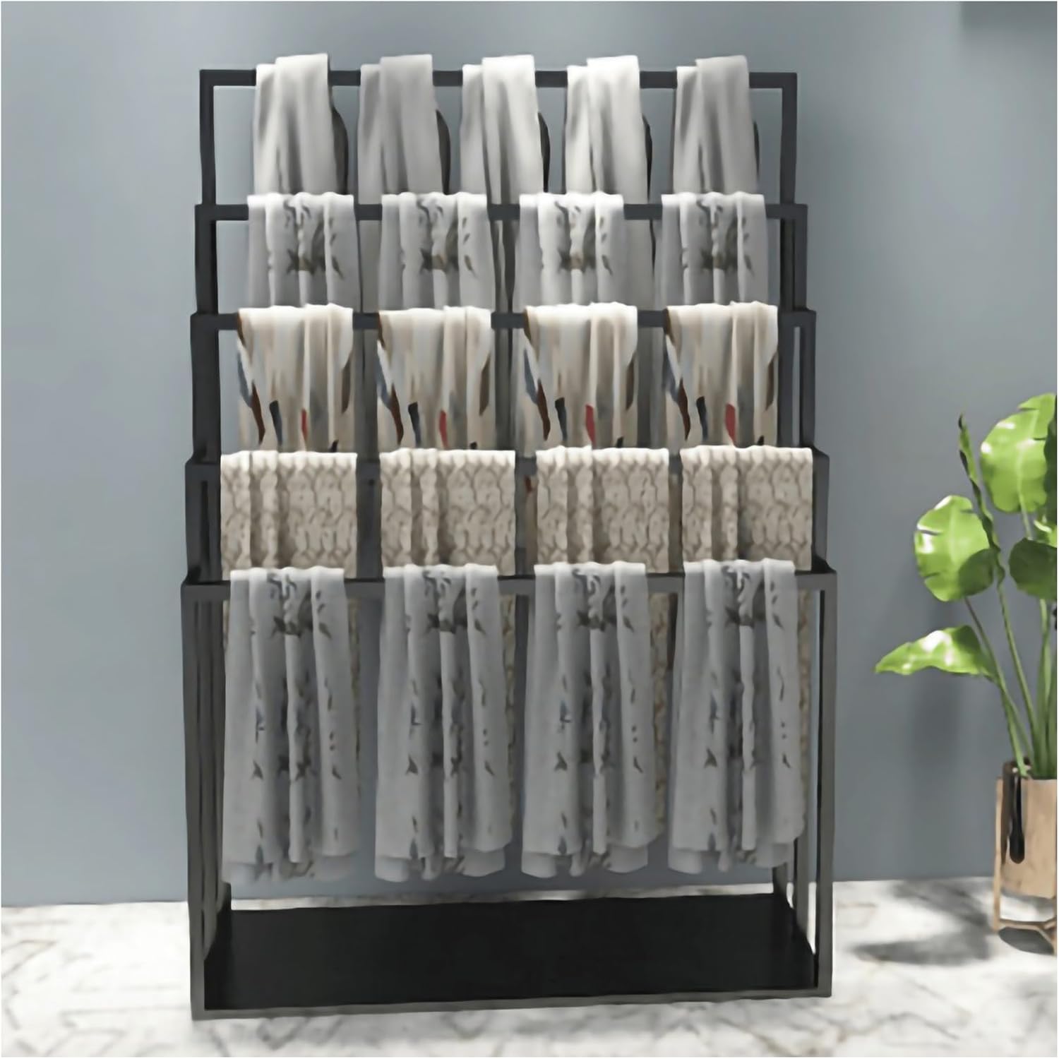 Floor-Standing Scarf Display Rack, Belt and Pants Display Rack, Commercial Clothing Retail Store Towel Rack, Bed Sheet Belt, Suit Pants Hanger