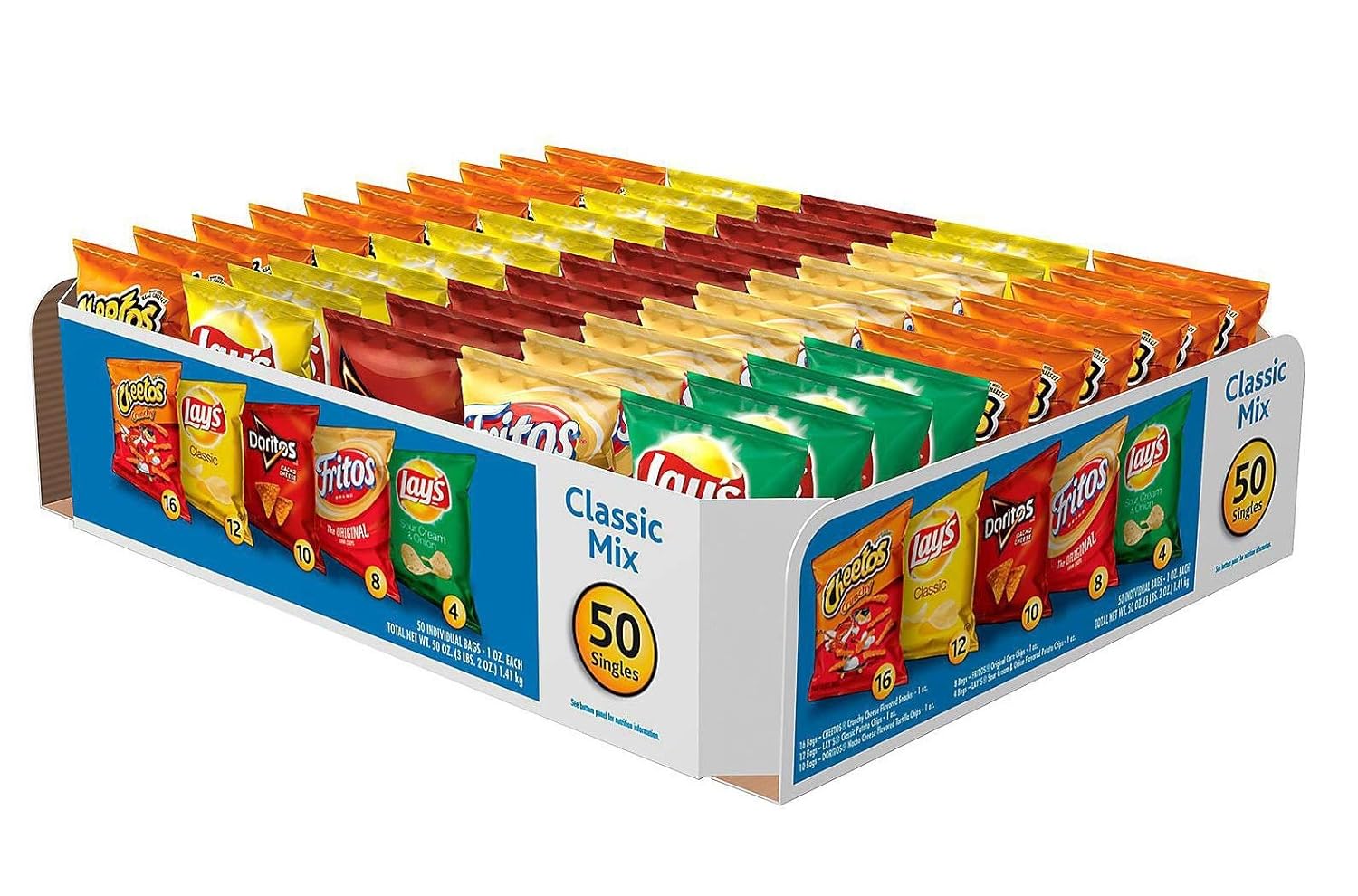 Frito Lay "Big Grab" Classic Mix Variety Chips, 50ct.
