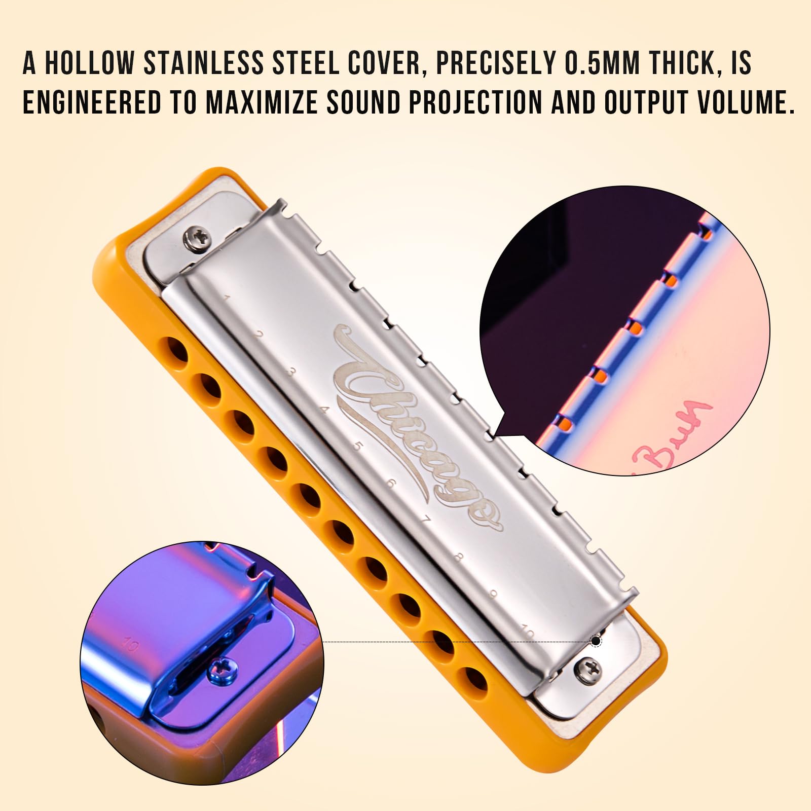 Lot de 3 harmonicas en Do Sol Clé 10 trous 20 tons Blues Harpe Diatonique Bouche Lot de 3 harmonicas en Do Sol Clé 10 trous 20 tons Blues Harpe Diatonique Bouche