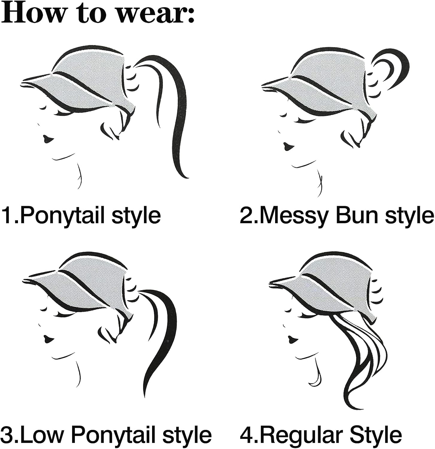 Mama Ponytail Trucker Hat Mothers Day Birthday Gifts for Mother Mom Mama Embroidered Adjustable Washable Baseball Cap - Image 7