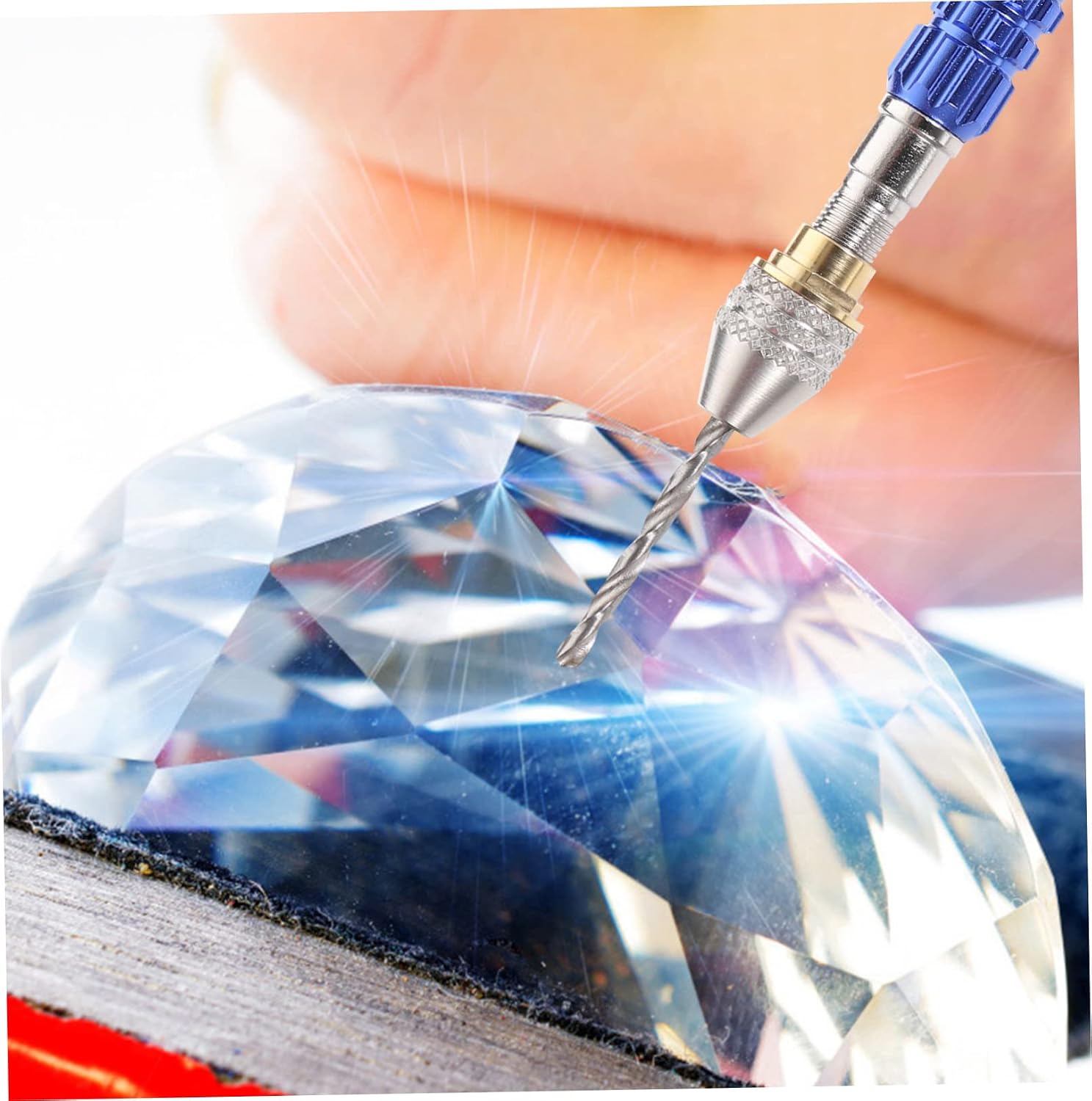 Pin Vise Hand Drill Micro Drill Bits Set Jaw Design for Jewelry Craft Diy
