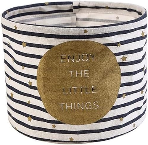 HAOKTSB Caja de almacenamiento de ropa Multifunctional Storage Basket Cotton Linen Cloth Collection Basket Waterproof Desktop Storage Basket