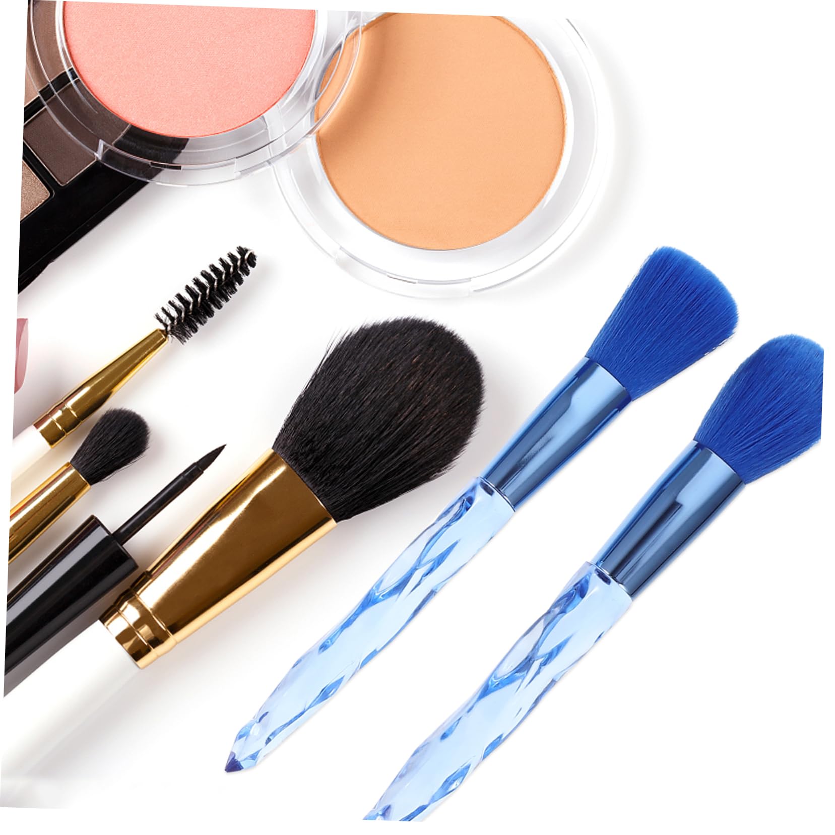 Beavorty 30stücke Teiliges Makeup-pinselset Mit Transparenten Diamantgriffen Professionelle Pinsel Für Foundation Lidschatten Concealer Und Mehr Für Tägliches Und Professionelles Makeup