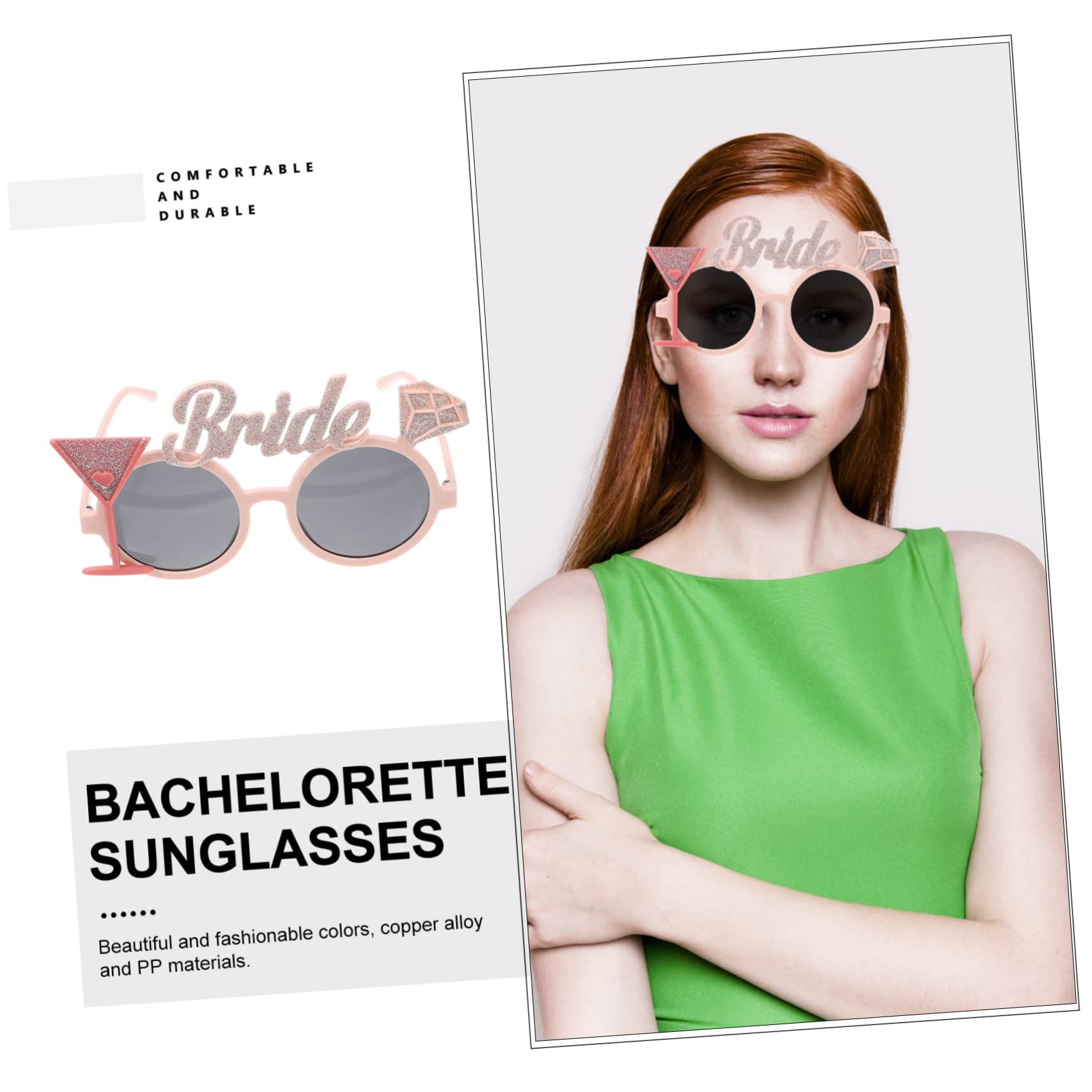 SOIMISS 12stücke Bachelorette Brille Teiliges Für Junggesellinnenabschied Hochzeit Deko Accessoires Leichte Und Tragbare Sonnenbrillen Für Braut Und Gäste Trendige Partybrille Für
