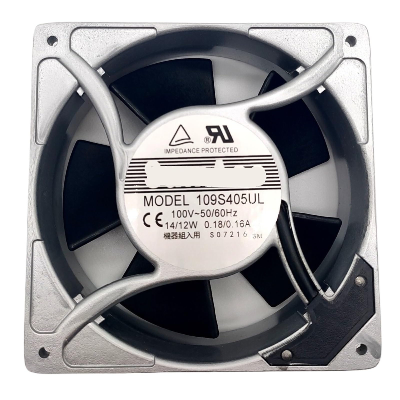 EGTDSFGJA Fan 109S405UL AC 100V 14/12W 12038 12CM cooling fan