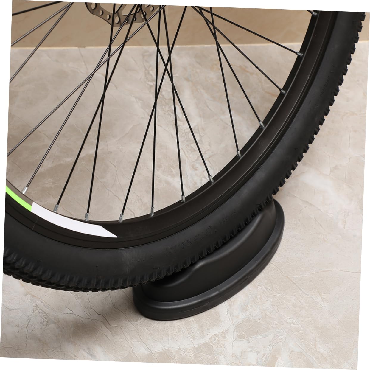 Toddmomy Cycling Table Front Wheel Mat Set Bike Trainer Mat Front Wheel Riser Block for Exercise