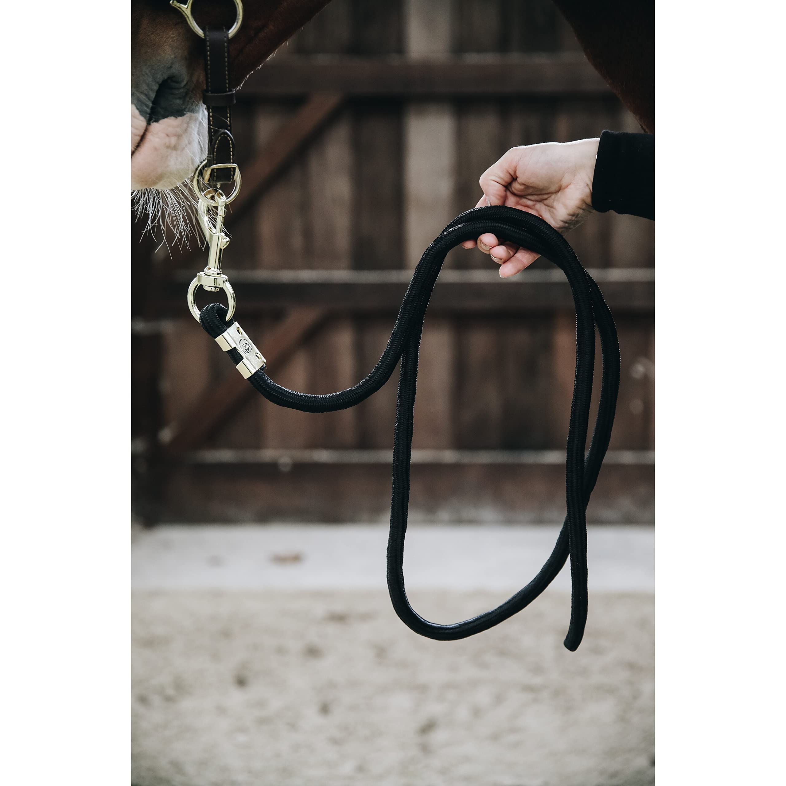 Kentucky Horsewear Lead Rope Basic Karabiner Farbe: schwarz