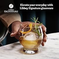 Vista 2 de Juego de 4 Vasos de Whisky y Bourbon de Libbey Signature, Copas de Coctel de Kentucky Bourbon Trail para Bar, Vasos de Degustación de Whisky