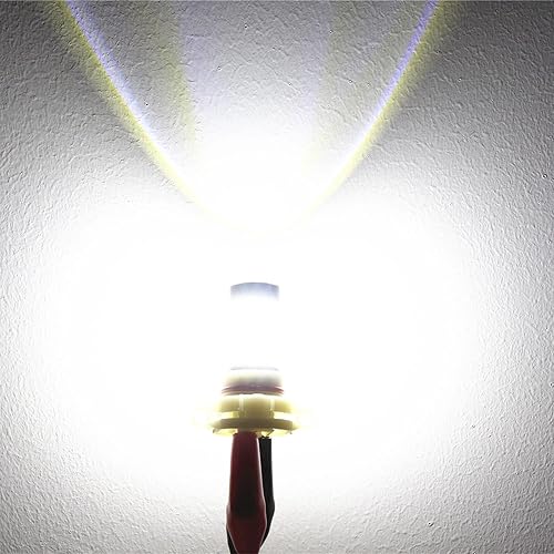 Miniatura 4 de Alla Lighting Bombillas LED antiniebla 2835 51-SMD superbrillantes 5202 5201 de 2000 lúmenes, PS19W 5202, 5201, repuesto para faros antiniebla de 12