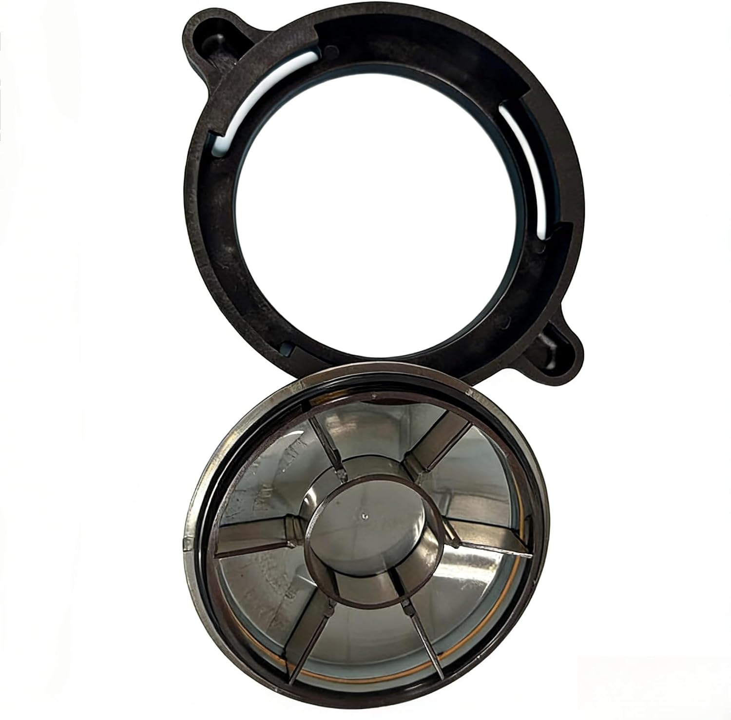 pool pump basket cover compatible with hayward super ii sp3000 series, spx3100d replacement with spx3000s o-ring, black acrylic threaded filter cover