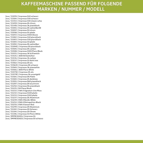 Miniatura 4 de Jura Totalmente automática cafetera por George totalmente automática máquina espresso E6 esupuressomasi-n, grises