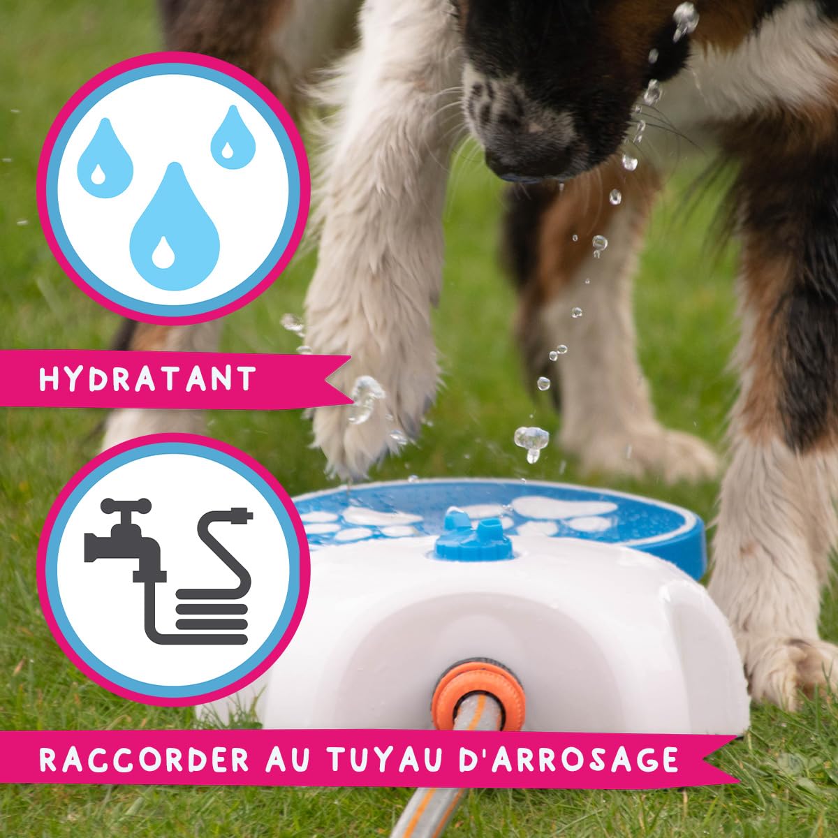 COOLPETS Splash Water Fountain