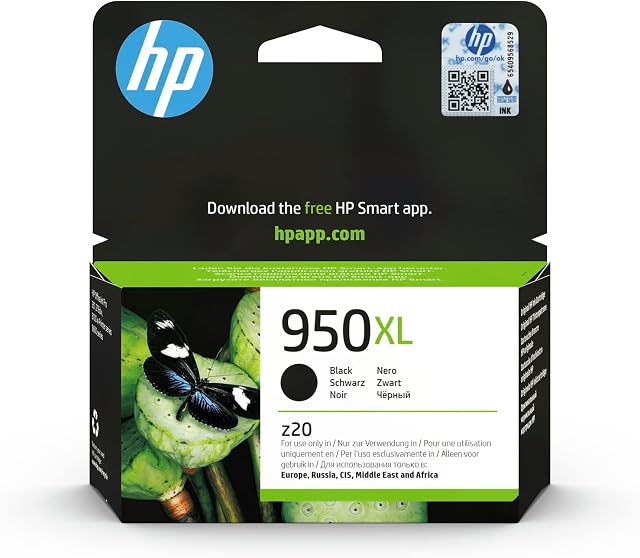 HP CN045AE 950XL High Yield Original Ink Cartridge, Black, Single Pack