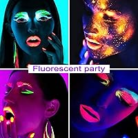 Vista 6 de BR30 - Paquete de 2 bombillas UV negras para fiesta brillante, 15 W (equivalente a 100 W), E26 UVA 385-410 nm, bombilla LED grande de luz negra