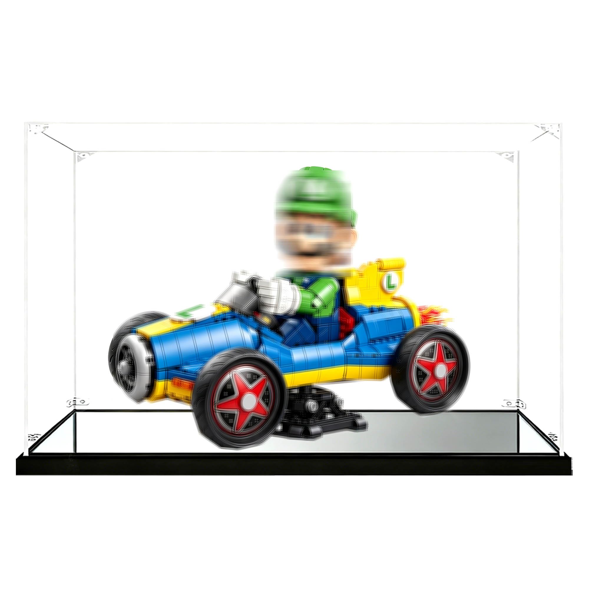Vetrina compatibile con Le-go 72050 go kart set (specchio 3 mm)