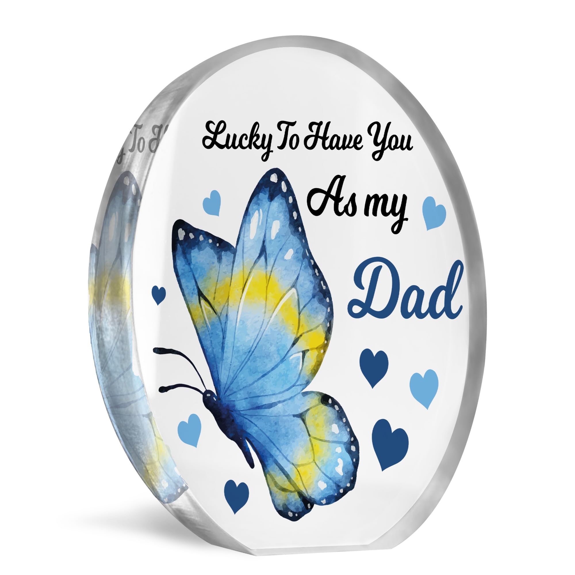 Red Ocean Lucky To Have You As My Dad, Gift For Dad, Dad Gifts From Daughter Son, Thank You Gift For Him, Dad Birthday Gift, Gift For Christmas, Gifts For Dad, Fathers Day Keepsake