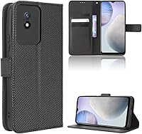 Vista 107 de Case for Honor X7a - Funda de piel sintética con tapa para Honor X7a RKY-LX2, color marrón