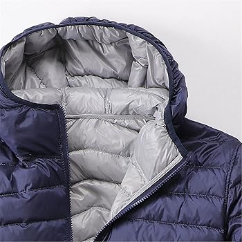 Reversible Men's Down Jacket Autumn Winter Men Ultra Light