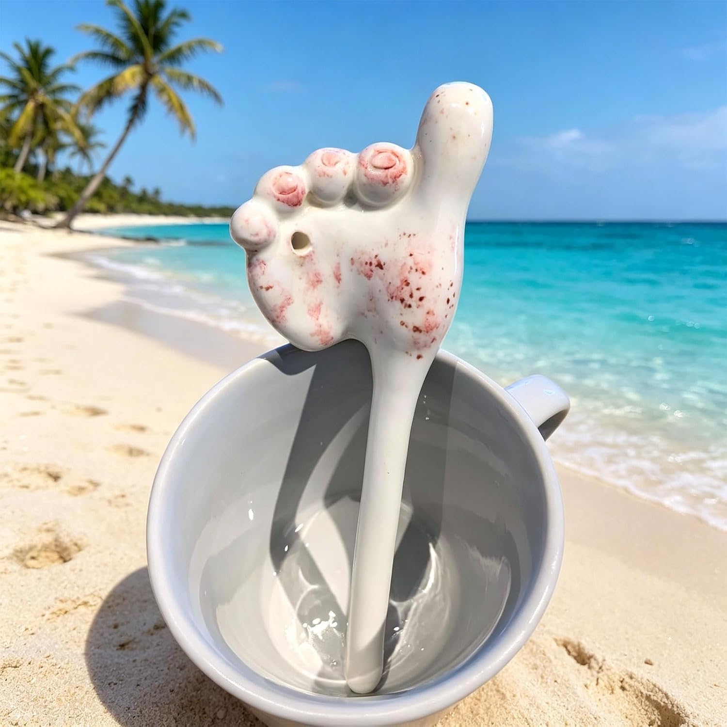 Resin Drink Stirrer, 6.69 Inch Decorative Cup Accessory for Coffee Mugs and Tea Cups, Playful Display Accent Novelty Beverage Stirrer Decorative Cup Ornament Mug Accent Resin Drink Decor Party Styling