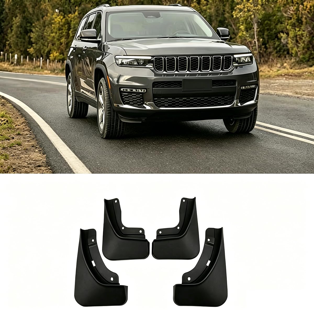 Garde-Boue pour Voiture Finition Premium Jeep Grand Cherokee L Accessoires Design