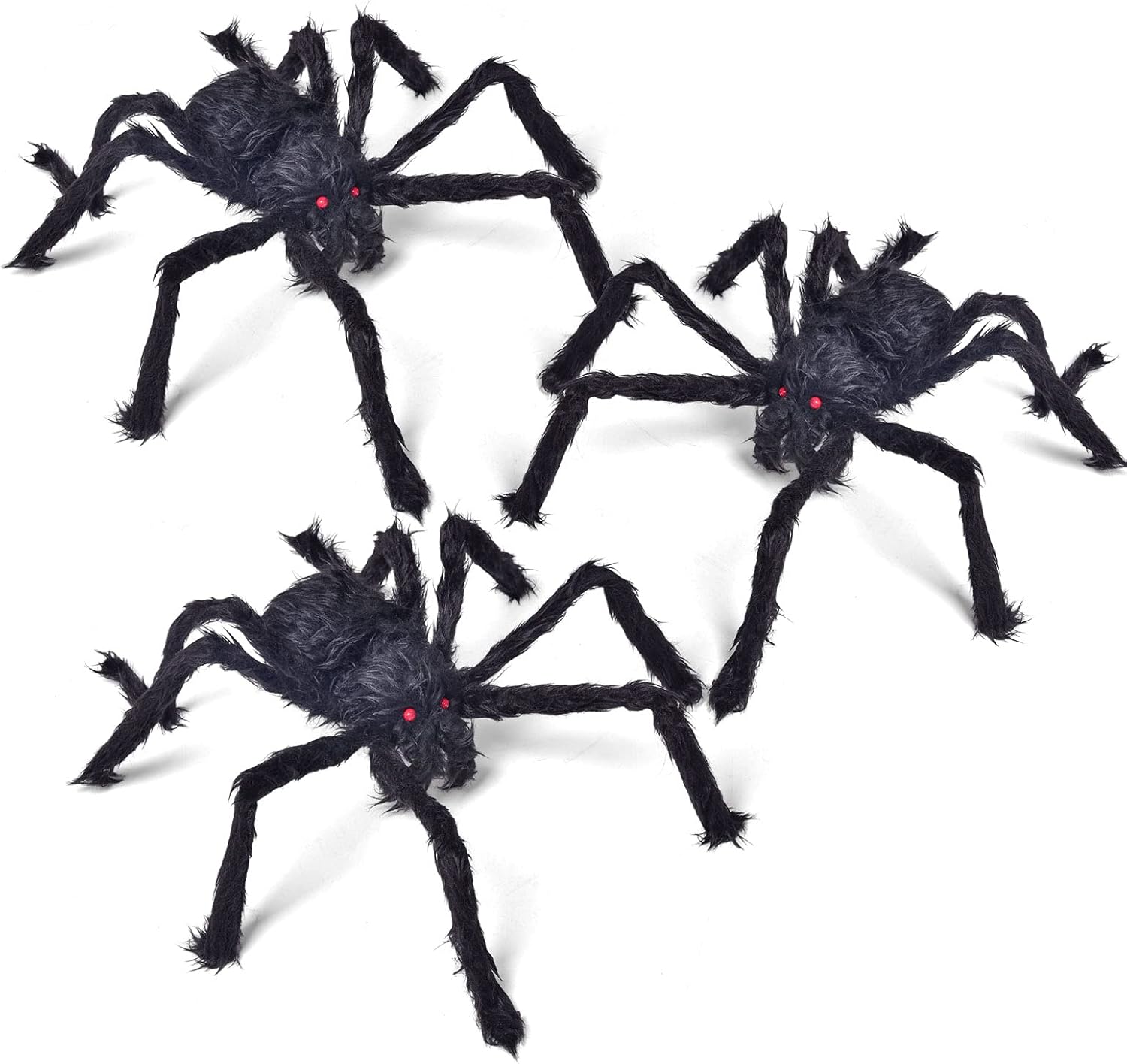 FUN LITTLE TOYS Halloween Spider(3 Pack), Giant Spider