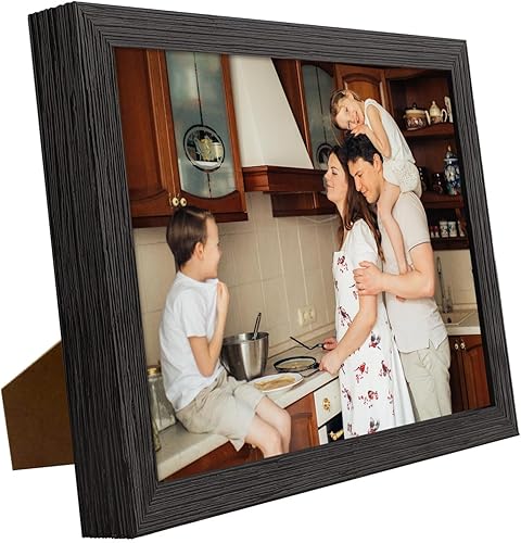 Miniatura 6 de Space Art Deco, Marco de fotos de 8.5 x 11 pulgadas con soporte de caballeteganchos de anillo en D para certificados e imágenes de 8.5 x 11,