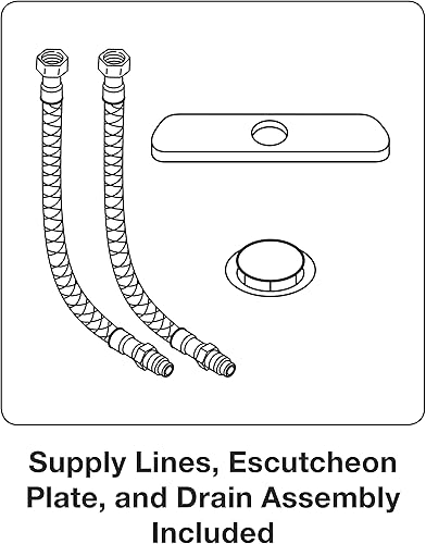 Miniatura 85 de Kohler 27380-4-BN Bellera - Grifo para lavabo de baño, 1.2 gpm, níquel cepillado vibrante Vibrant Brushed Nickel,Cromo pulido,Oil Rubbed