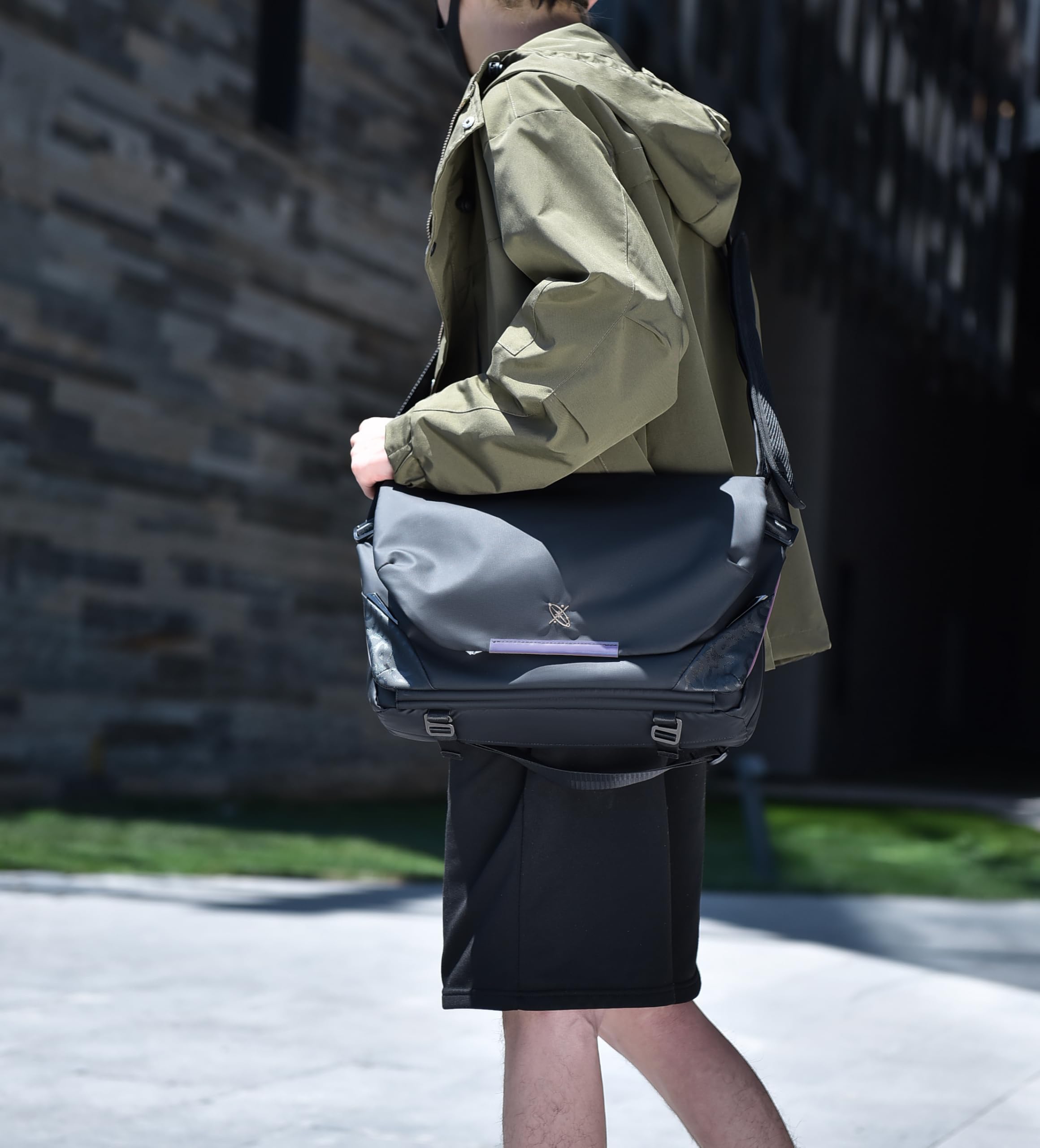 FSD.WG Borsa a tracolla uomo in nylon
