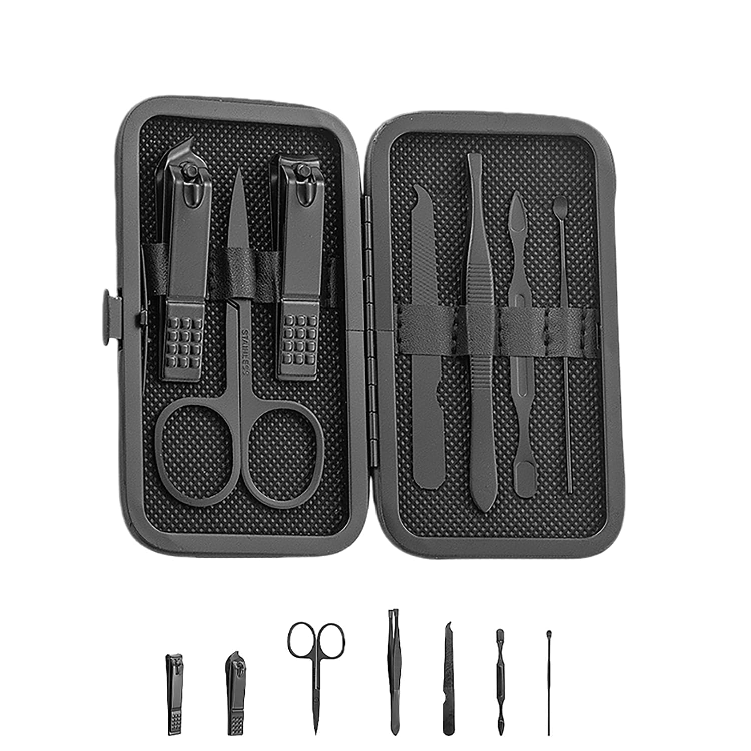 Professional Pedicure Set Personal Care Tools Accessories Finger and Toe Nail Clippers Kit With Case Nail Grooming Kit