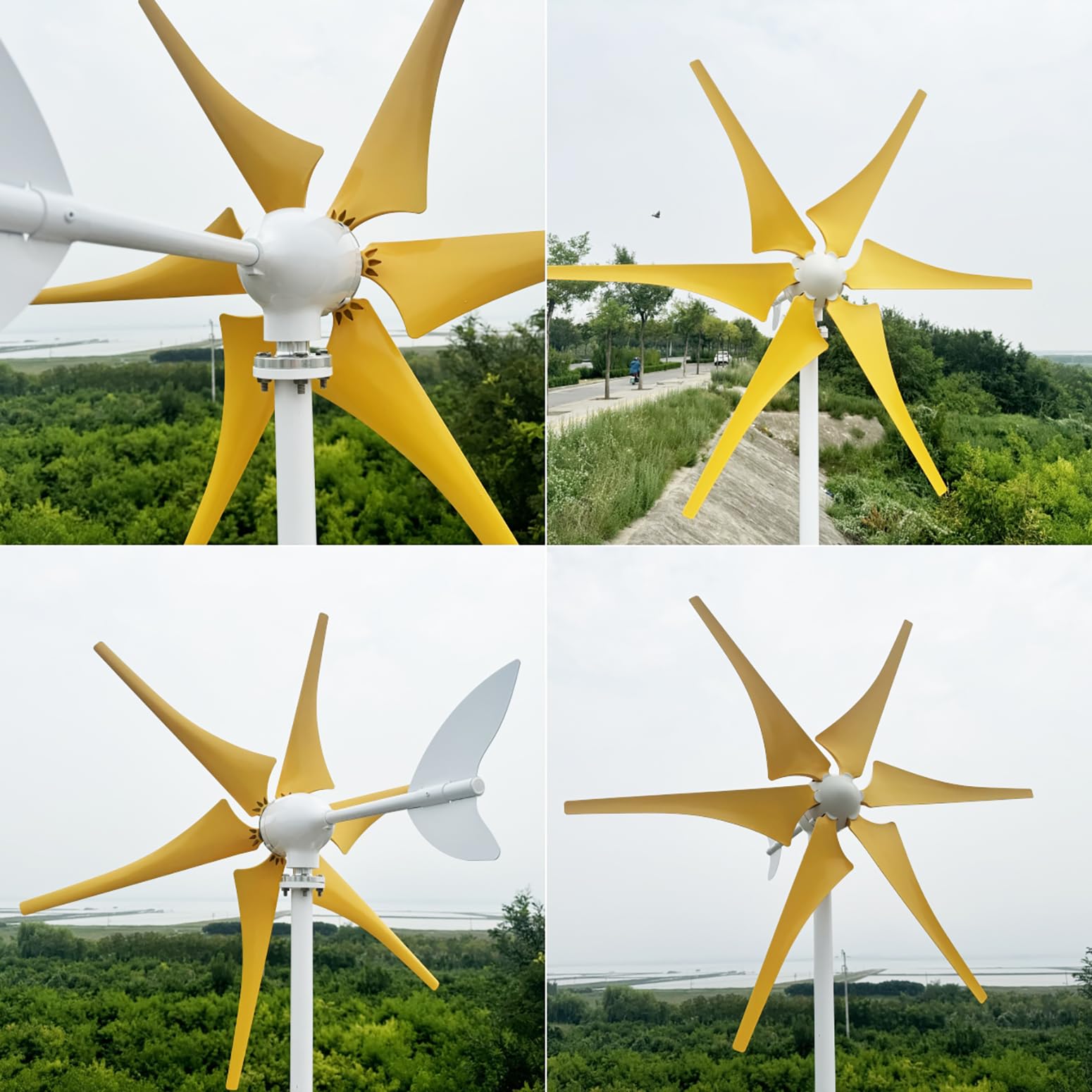 Amazon.com: ZHOZHUT 800W-1200W Wind Turbine Kit 12V / 24V / 48V