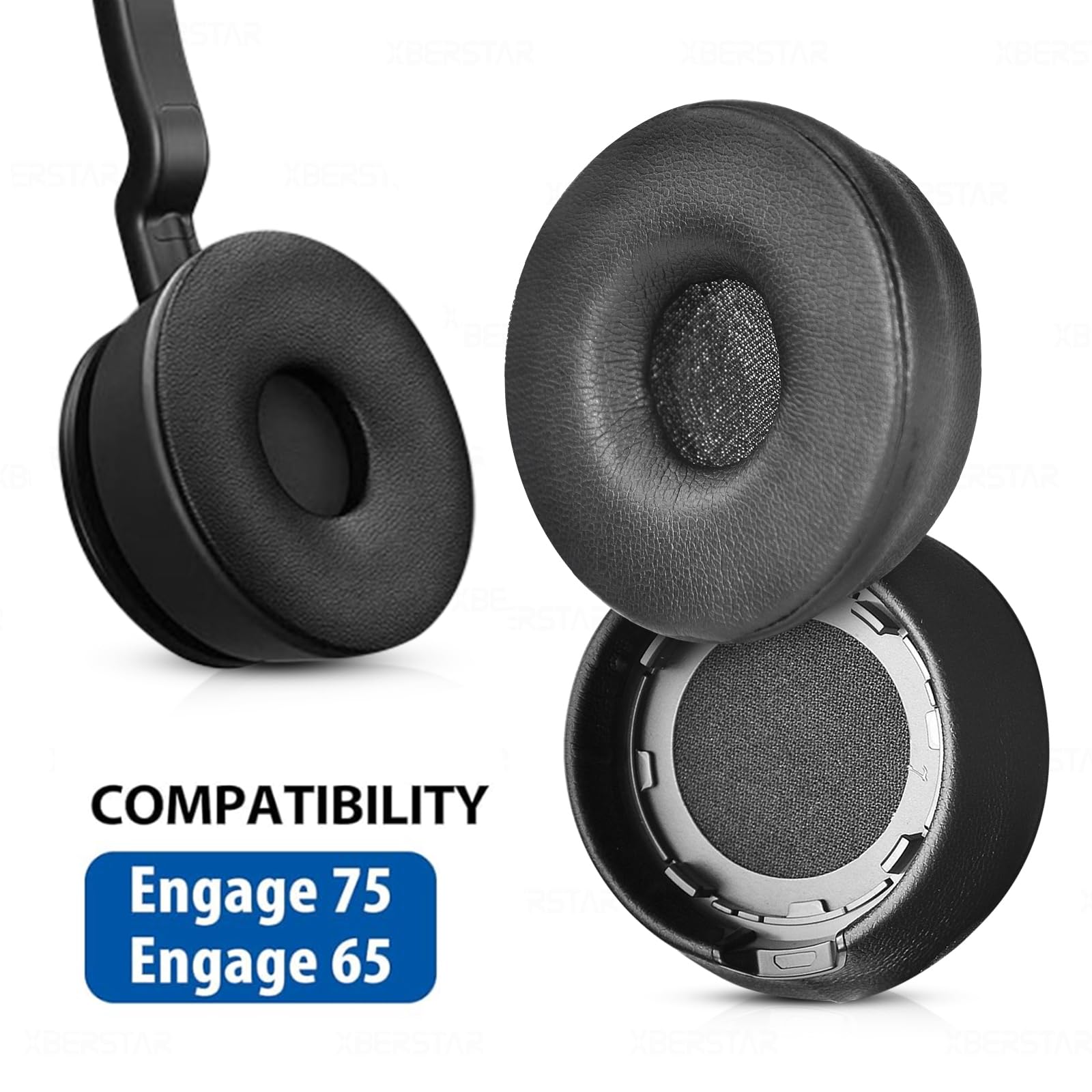 HAIZEEN Oorkussens Vervanging Compatibel met Jabra Engage 55/65/75