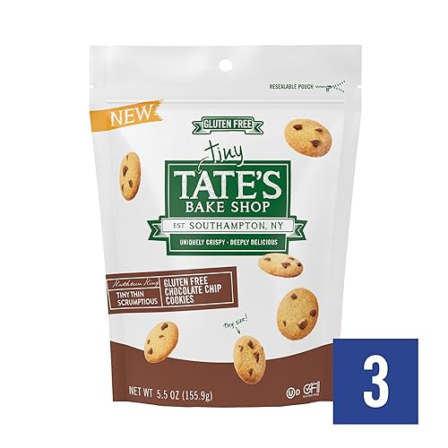 Miniatura 3 de Tate's Bake Shop Pequeñas galletas de chispas de chocolate sin gluten, 3 bolsas de 5.5 onzas