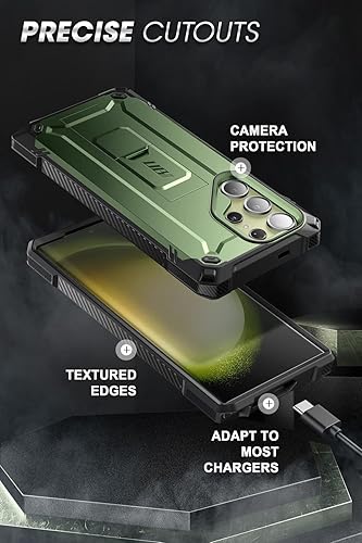 Miniatura 6 de SUPCASE Unicorn Beetle - Funda para Samsung Galaxy S23 Ultra 5G (2023)  S22 Ultra 5G (2022), con función atril incorporada, delgada, resistente a