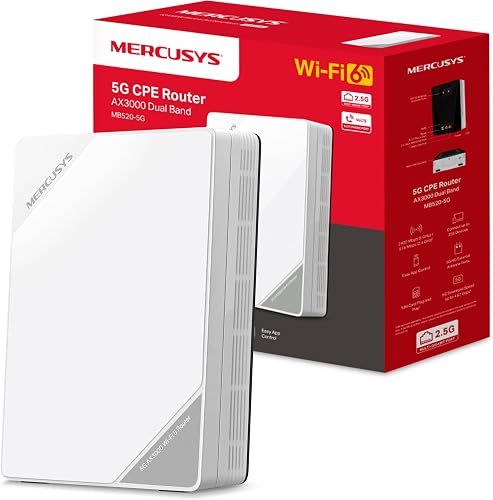Mercusys MB520‑5G – Router 5G / WiFi 6 Dual Banda AX3000 …