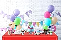 Vista 5 de DecorRack - Mantel rectangular de plástico libre de BPA, 54 x 108 pulgadas, para fiestas, picnic, campamento y al aire libre, desechable