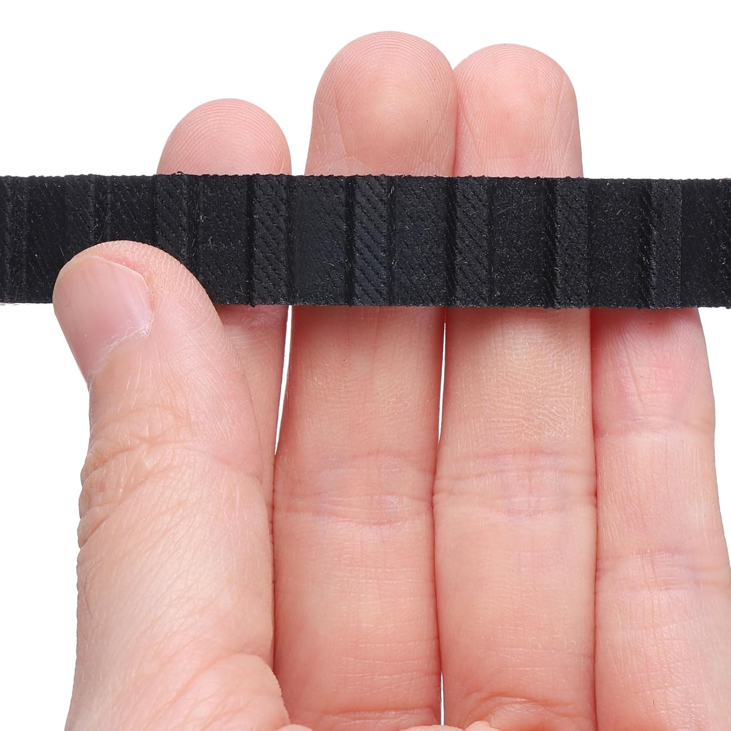 uxcell 240-L-050 L Timing Belt 24" Pitch Length x 0.5" Width x 0.18" Height, 64 Teeth Closed Loop Rubber Timing Belt