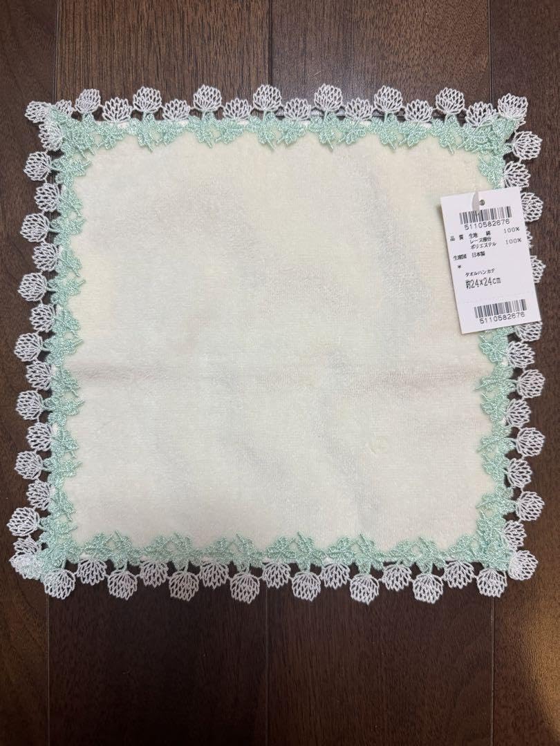 Amazon.co.jp: 近沢レース季節シロツメクサ タオルハンカチ : Clothing
