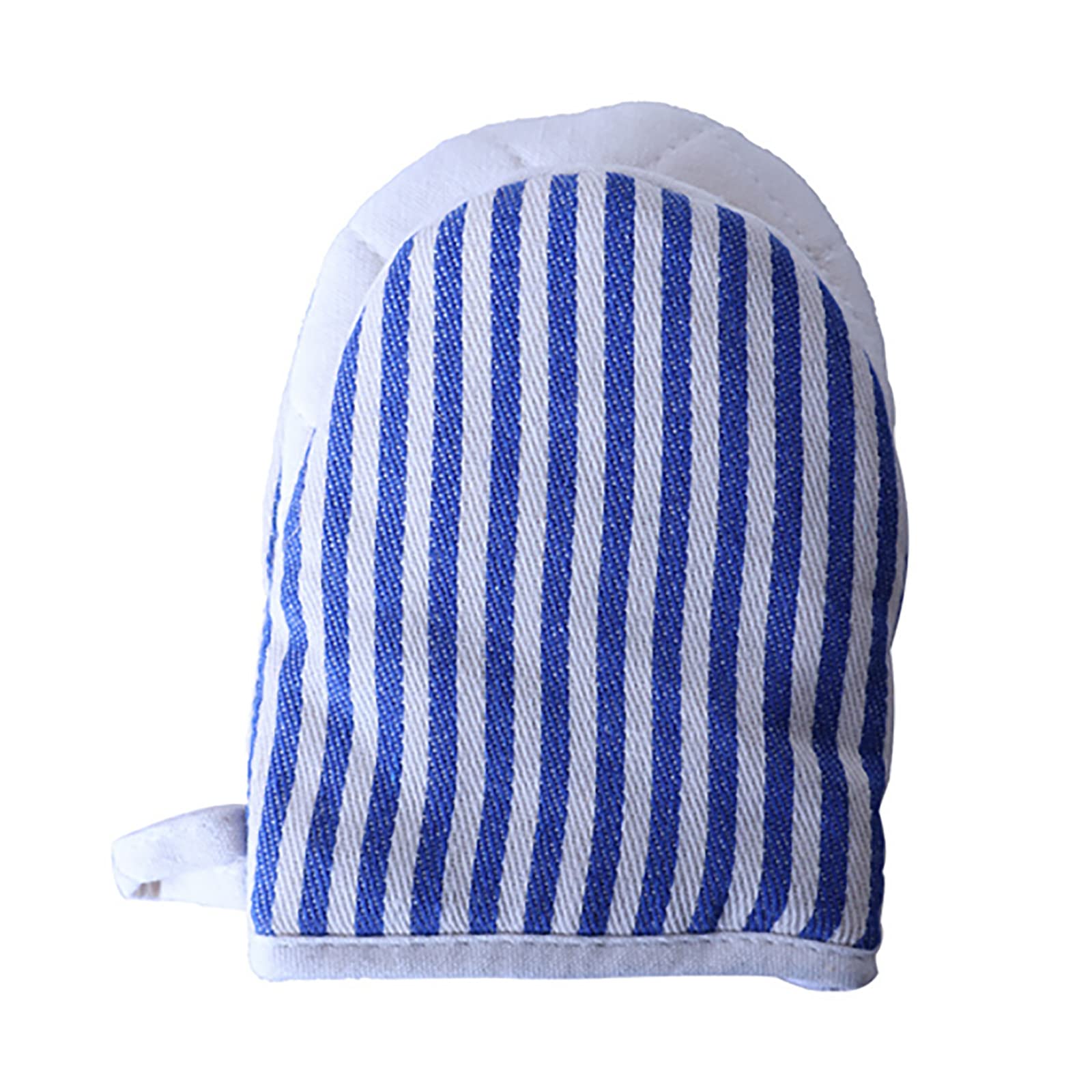 Mini guantes de horno para cocinar, manoplas para hornear, guantes de horno resistentes al calor con lazo para colgar, parrilla, barbacoa, cocina, cocina, hornear, azul, talla única