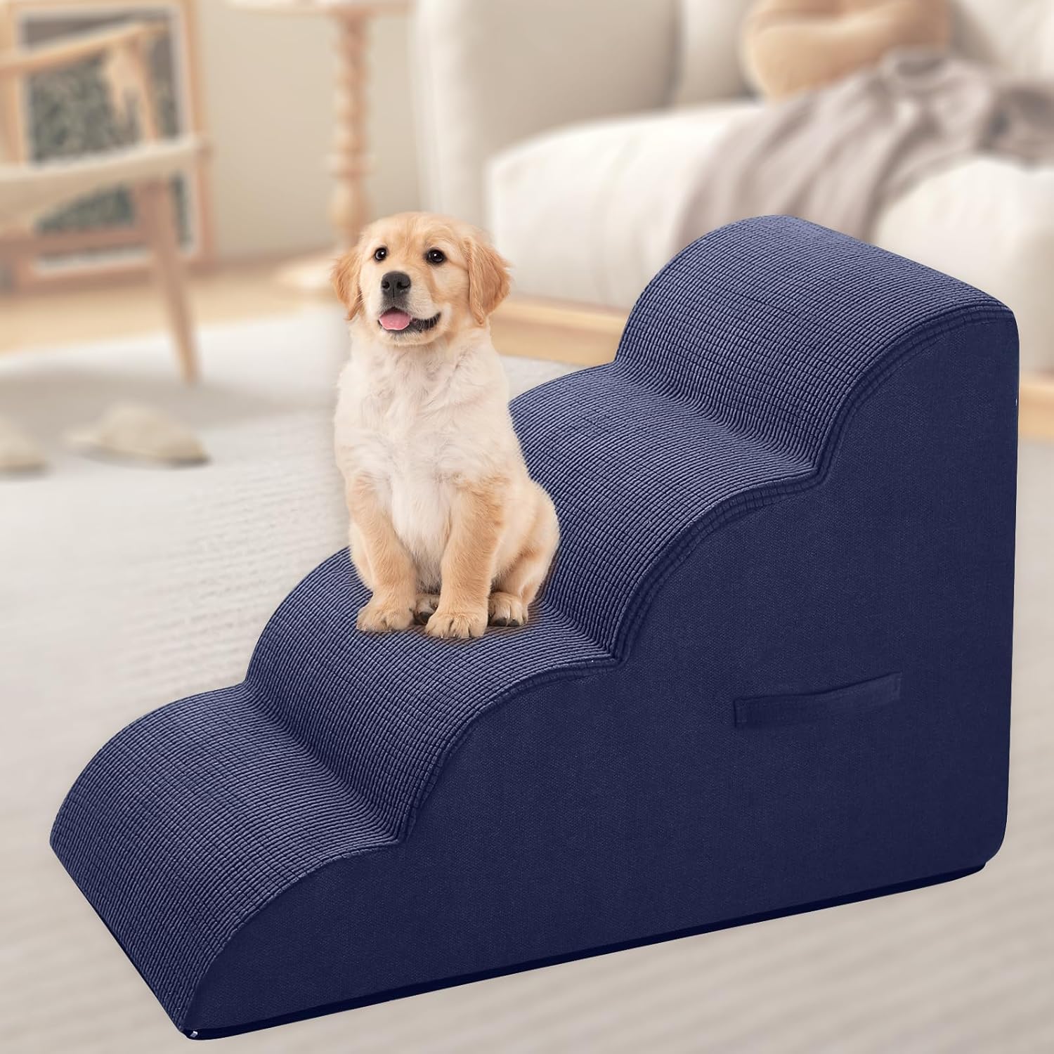 Dog Steps for Small Dog, Dog Stairs for High Beds and