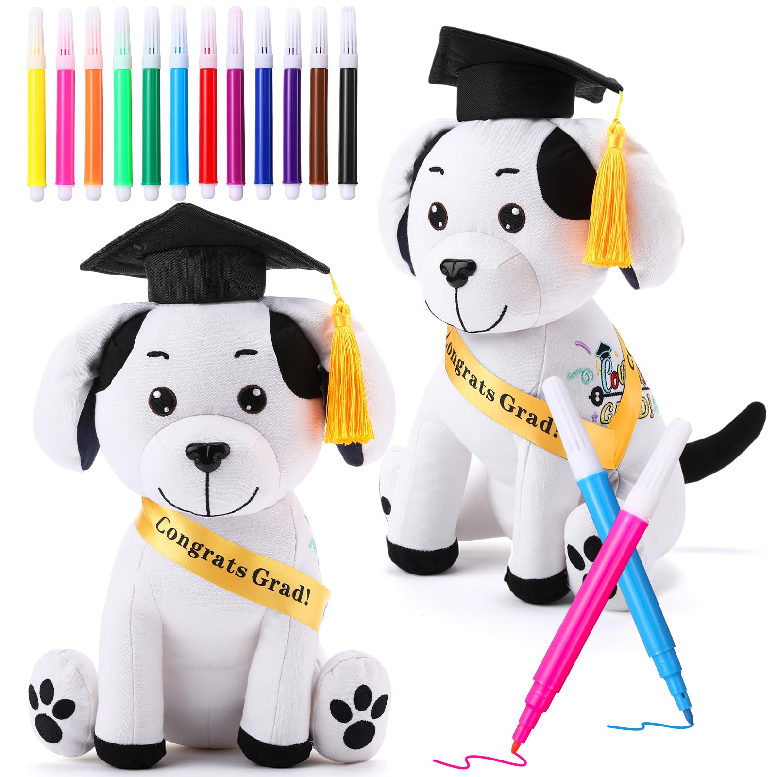 Amazon.com: Zomiboo 2 Pack Graduation Autograph Dogs to Sign with
