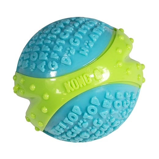 KONG CoreStrength Ball - Dog Chew Toy for Aggressive Chewers - Durable Dog Toy for Fetch - Dog Ball Chew Toy for Teeth & Gum Health - Dental Dog Toy for Mental Enrichment - Large Dogs