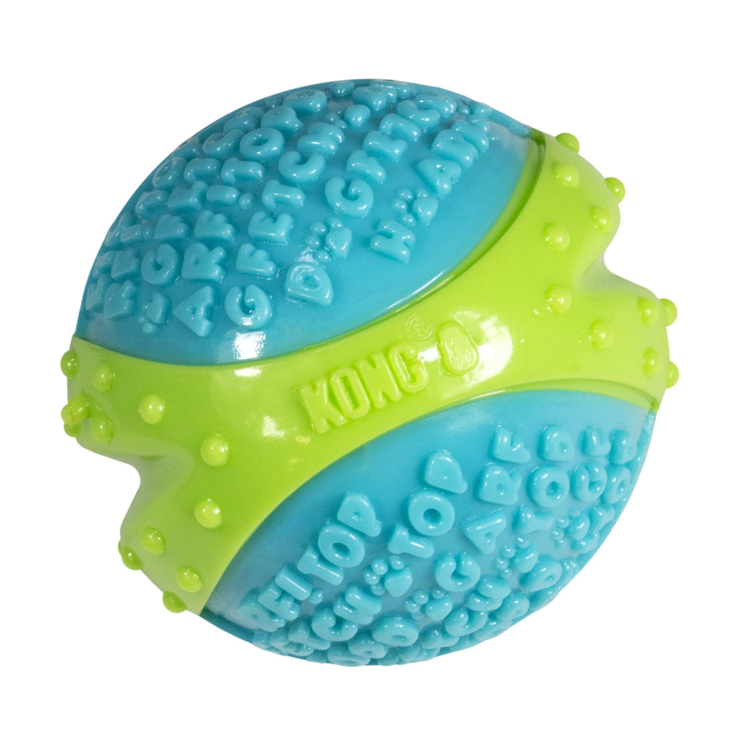 KONG CoreStrength Ball - Köpek Diş Çiğneme Oyuncağı - Zenginleştirme Oyun ve Diş Bakımı için Dayanıklı, Çok Katmanlı Köpek Oyuncağı - Diş Temizliği için Dokulu Gövdeli - Büyük Köpekler için