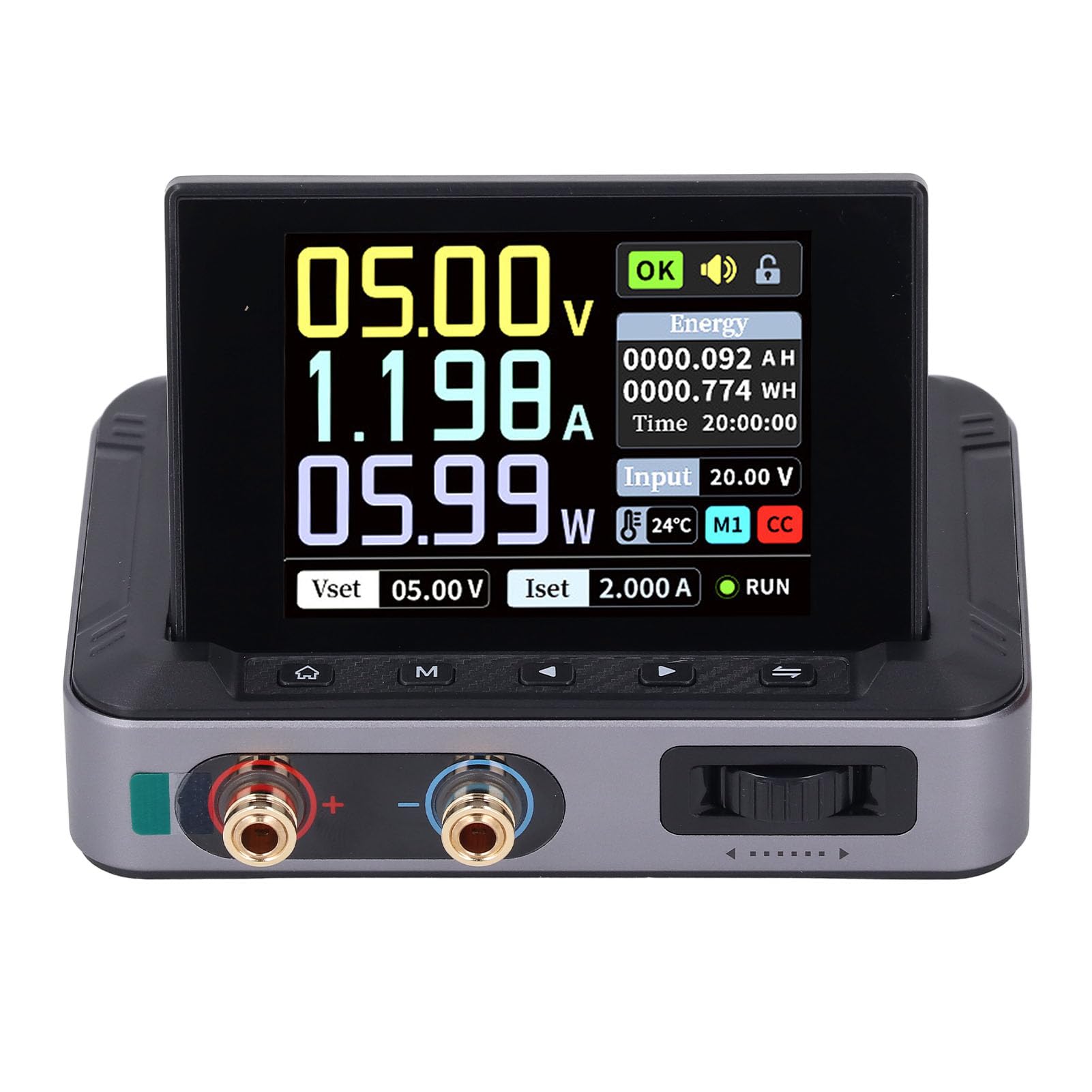 Ejoyous Fuente de Alimentación de CC Portátil Fuente de Alimentación de CC Ajustable de de Banco Variable de de Regulada 0-30 V 0-5 A 150 W con