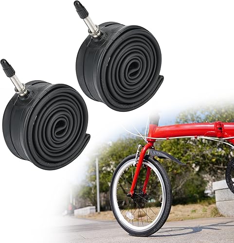 RUTU Tubo de bicicleta de 20 pulgadas de 20 x 1.125/1.50/1.75/2.50/3.0/3.5/4.0 con accesorio de instalación, tubo de bicicleta de 20 pulgadas con 2
