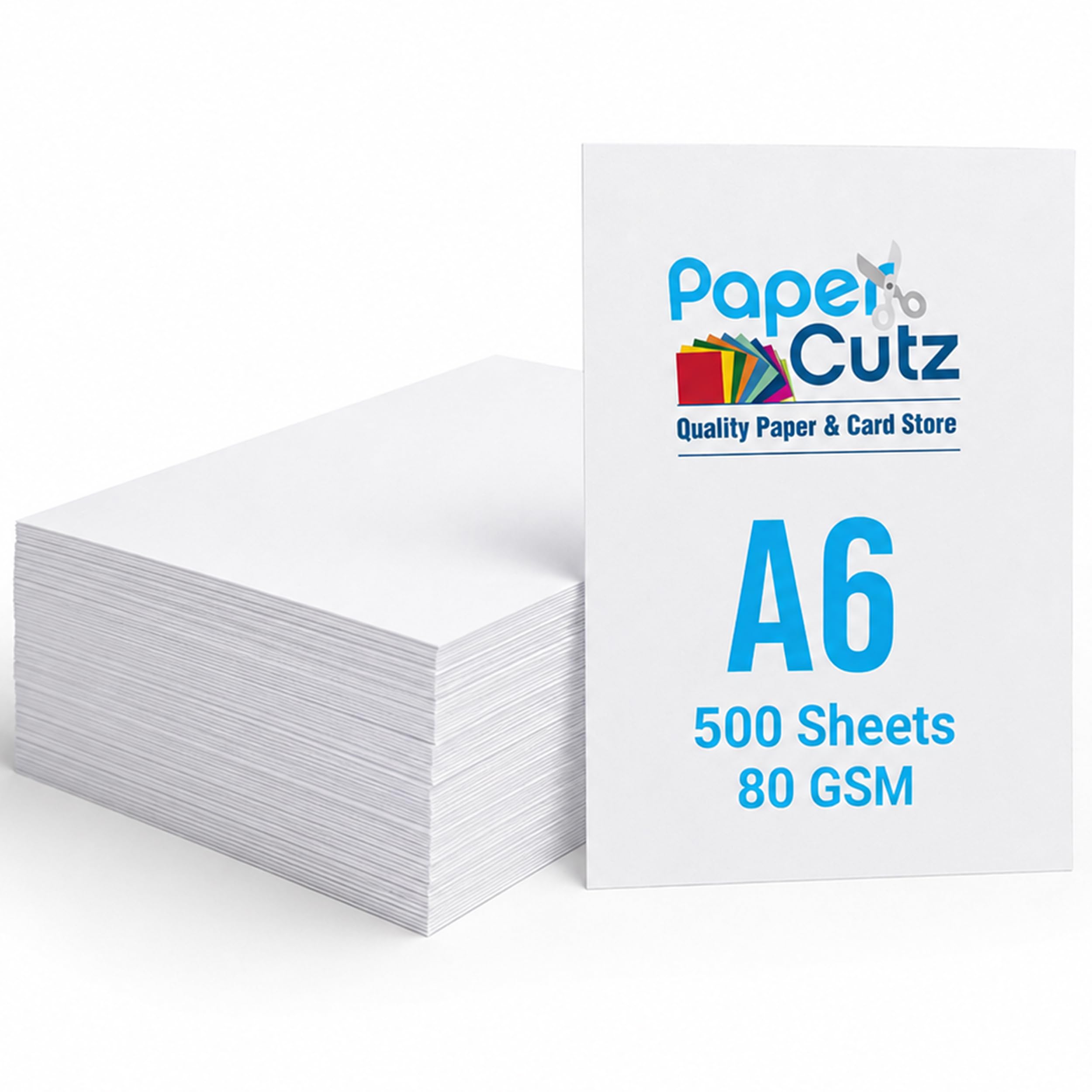 PAPERCUTZ A6 Ice White Printer Paper 100GSM, 500 Sheets