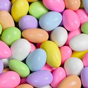 ألوان الباستيل المتنوعة من اللوز الأردني من خلال لذيذها ، 5 LBS السائبة | صواميل اللوز المُشَرَّح مع طلاء الحلوى الصلبة - بيض عيد الفصح تفضل الزفاف ، العرسان والرضع ، بوفيهات الحفلات - نباتي وكوشير