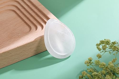 Miniatura 9 de CrystalTears - Piedra natural tallada para el pulgar, para aliviar preocupaciones, gema curativa de bolsillo con caja