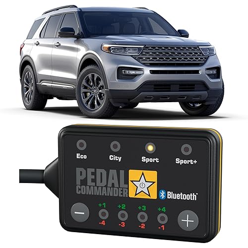 PEDAL COMMANDER for Ford Explorer 2011-2025 Throttle Response Controller Fits: 5th, 6th Gen, Base, XLT, Limited, Sport, Limited, Platinum, 2.0L 2.3L 3.0L 3.3L 3.5L 3.7, Ford Explorer Accessories