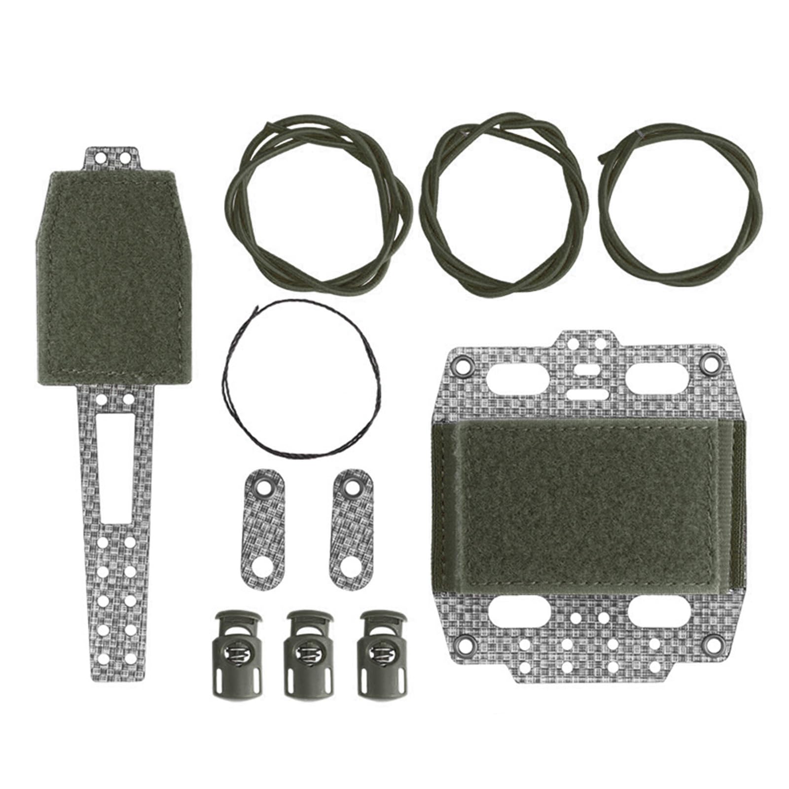 GMBYLBY Hunting Headgear Battery Pack Pouches with Battery Pad Elastic Cord and Spring Stopper for Outdoor Activity Enthusiasts